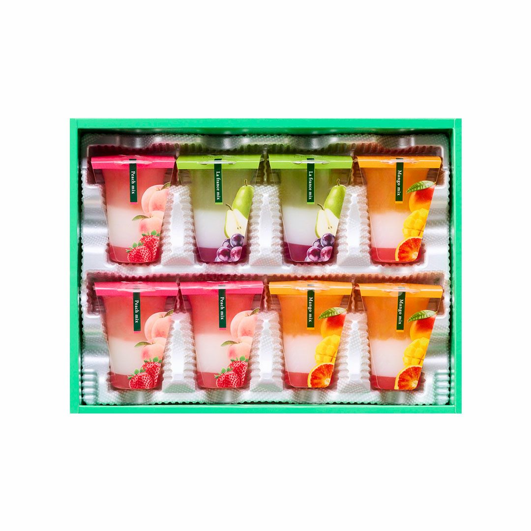 8号　3層デザート ジュレパフェ