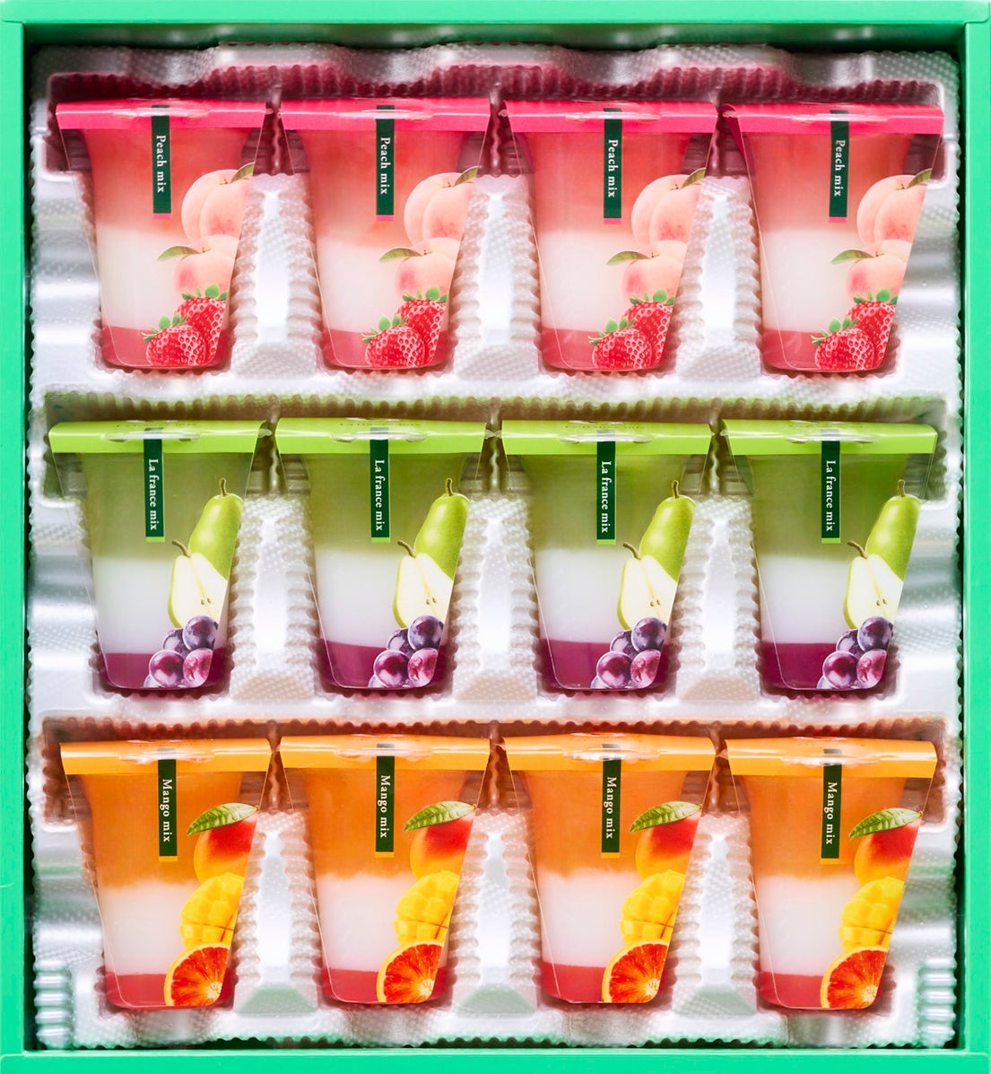 12号　3層デザート ジュレパフェ ～国産フルーツ入り～