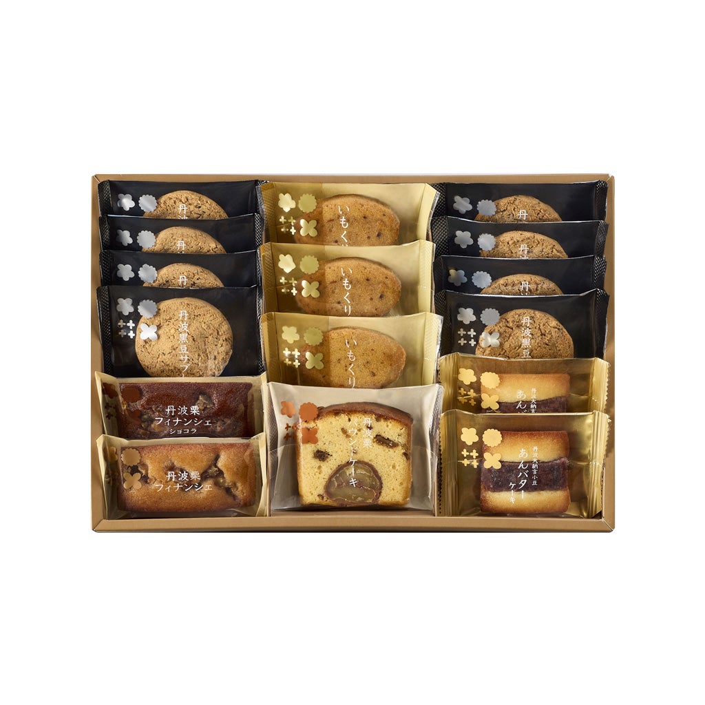 丹波焼菓子詰合せ 16個入 NYE-30【丹波焼菓子詰合せ-NYE】の商品ページ