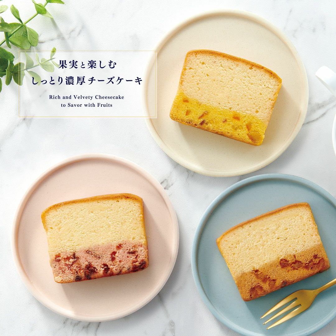15号 果実と楽しむ しっとり濃厚チーズケーキ【果実と楽しむ しっとり