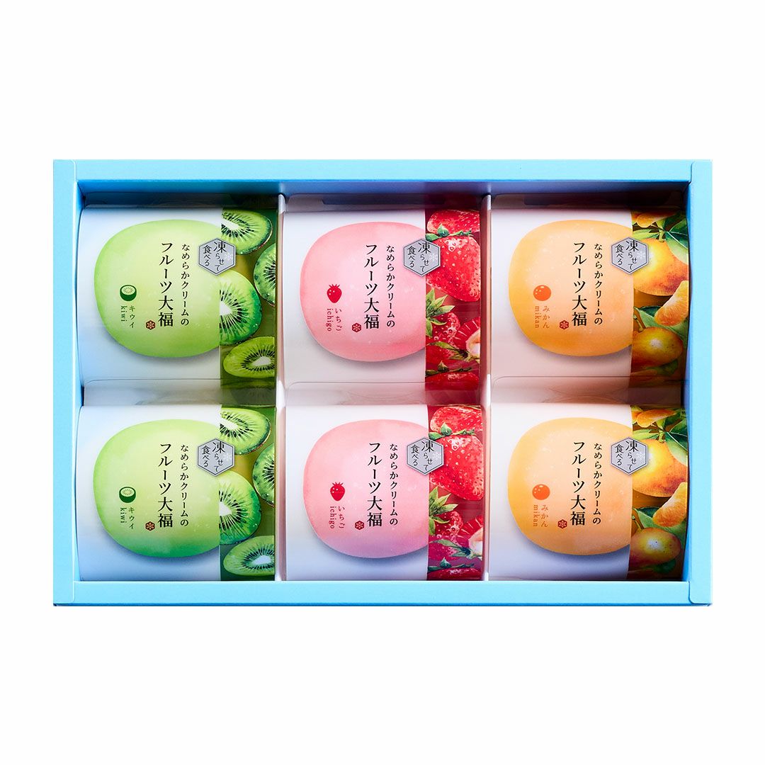  6号 凍らせて食べる なめらかクリームのフルーツ大福