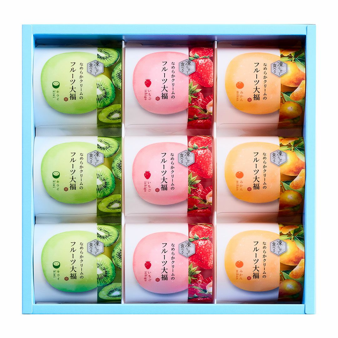 9号 凍らせて食べる なめらかクリームのフルーツ大福